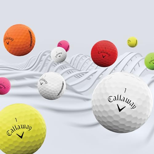 Callaway Golf Supersoft Golf Balls, 2023, Orange
