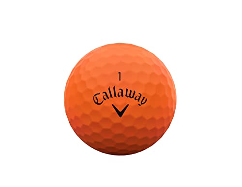 Callaway Golf Supersoft Golf Balls, 2023, Orange