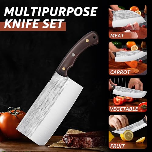 14PCS Butcher Knife Set: Premium Japanese Chef Knives