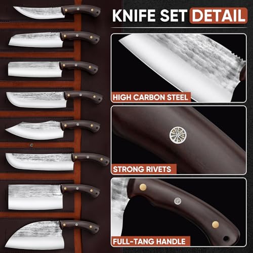 14PCS Butcher Knife Set: Premium Japanese Chef Knives