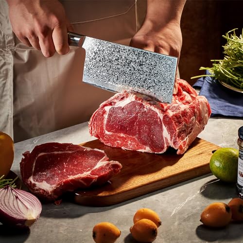 Damascus Kitchen Knife Set - 67-Layer Japanese Steel