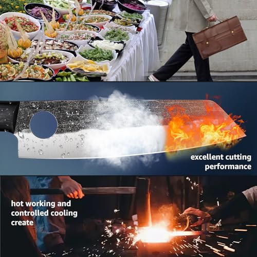 13Pcs TIVOLI Butcher Knife Set with Roll Bag