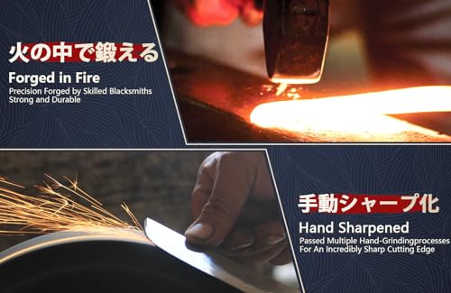 Serbian Chef Knife Set: Hand Forged Butcher Knives