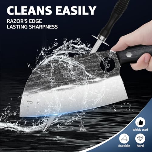 13Pcs TIVOLI Butcher Knife Set with Roll Bag