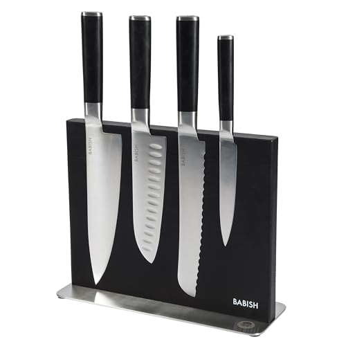 Babish 5-Piece German Steel Kitchen Knife Set