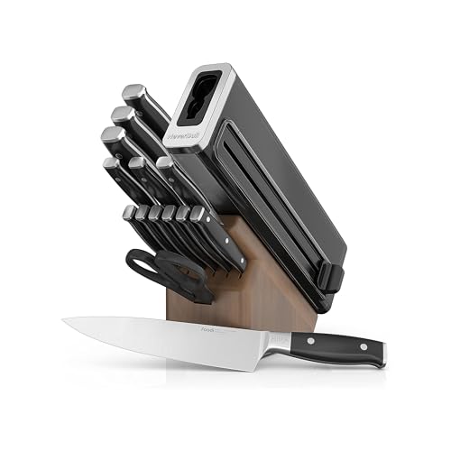 Ninja Foodi NeverDull Knife System, Wood Series Block