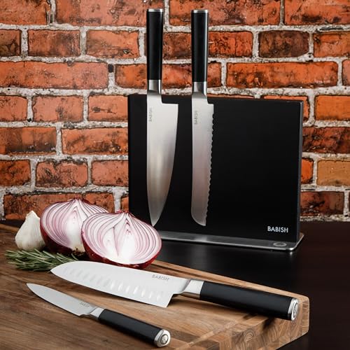 Babish 5-Piece German Steel Kitchen Knife Set