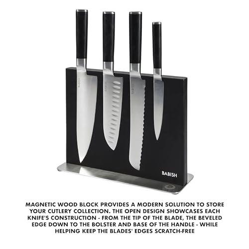 Babish 5-Piece German Steel Kitchen Knife Set