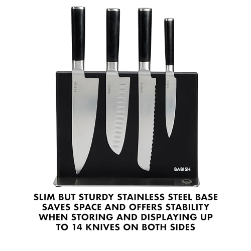 Babish 5-Piece German Steel Kitchen Knife Set