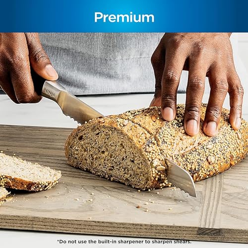 Ninja Foodi NeverDull Knife System, Wood Series Block