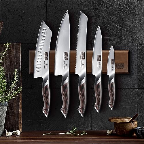 6 Piece Japanese German High Carbon Steel Knife Set