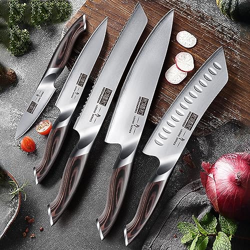 6 Piece Japanese German High Carbon Steel Knife Set