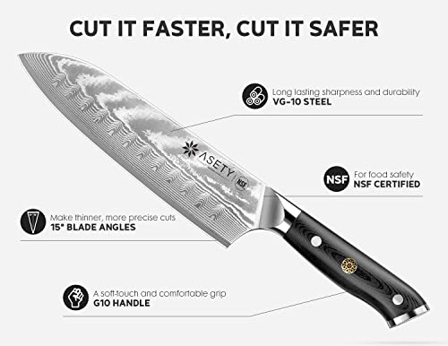 Damascus Knife Set: Ultra-Sharp, Professional Chef Knives, G10 Handle