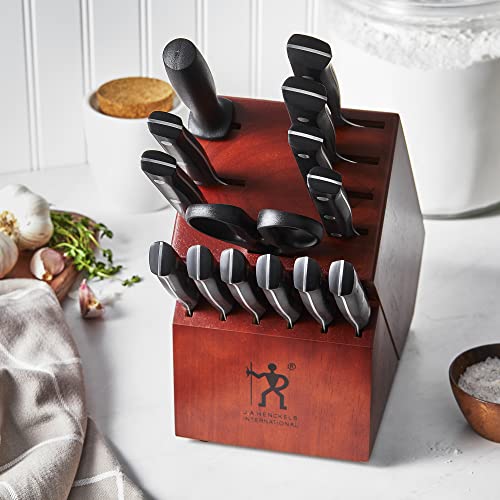 HENCKELS Dynamic 15-Piece Knife Set, Chef, Bread, Steak