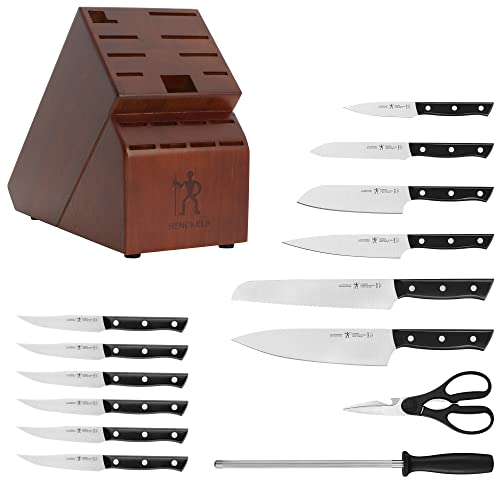 HENCKELS Dynamic 15-Piece Knife Set, Chef, Bread, Steak