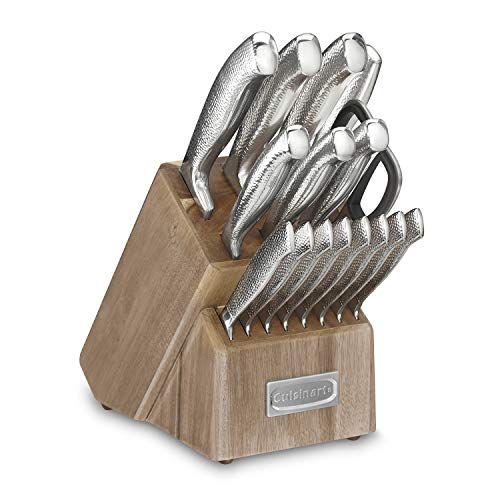 Cuisinart Hammered Stainless Steel Knife Set (17-Piece)