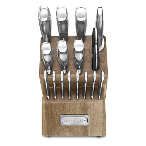 Cuisinart Hammered Stainless Steel Knife Set (17-Piece)