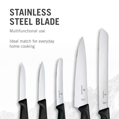 Victorinox Swiss Classic 5-Piece Kitchen Knife Set - Black