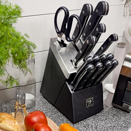 Henckels Classic 15-pc Knife Set with Self-Sharpening Block