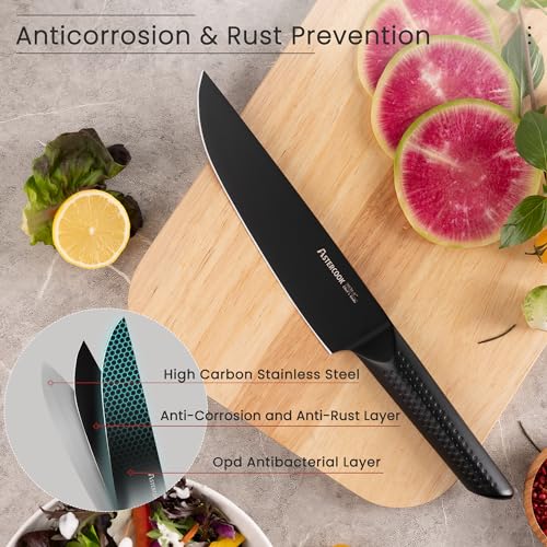 Astercook 15-Piece Chef Knives Set - German Stainless Steel