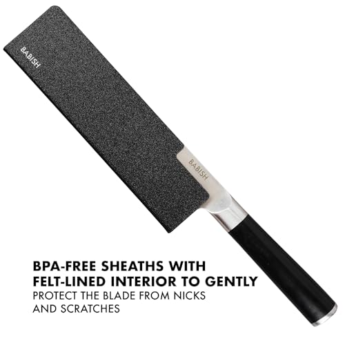 Babish High-Carbon German Steel Kitchen Knife Set