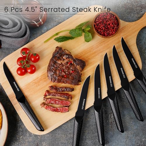 Astercook 15-Piece Chef Knives Set - German Stainless Steel