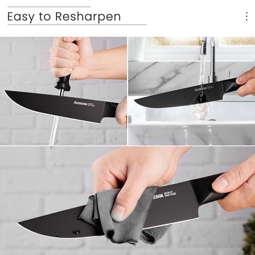 Astercook 15-Piece Chef Knives Set - German Stainless Steel