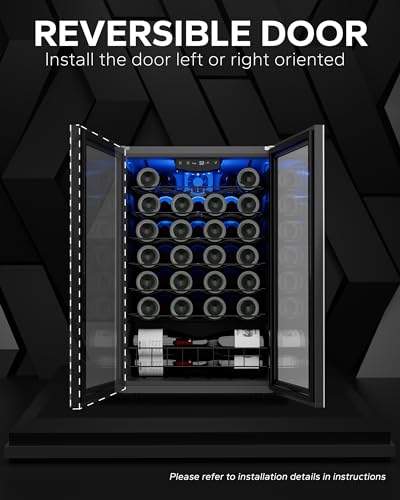 Ca'Lefort Wine Fridge - 47 Bottles, Dual Zone