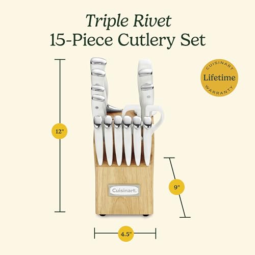 Cuisinart 15-Piece Knife Set, High Carbon Stainless Steel
