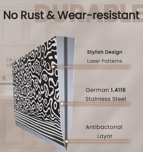 15 Piece Kitchen Knife Set with Built-In Sharpener