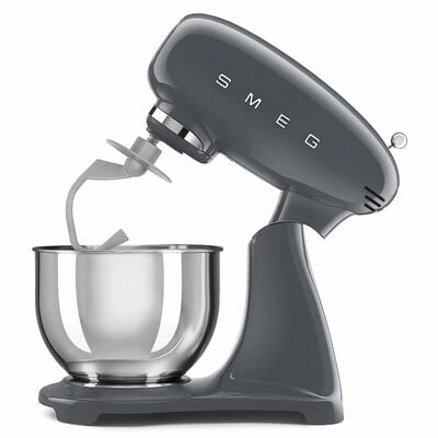 SMEG Retro Stand Mixer with Accessories in Slate Gray