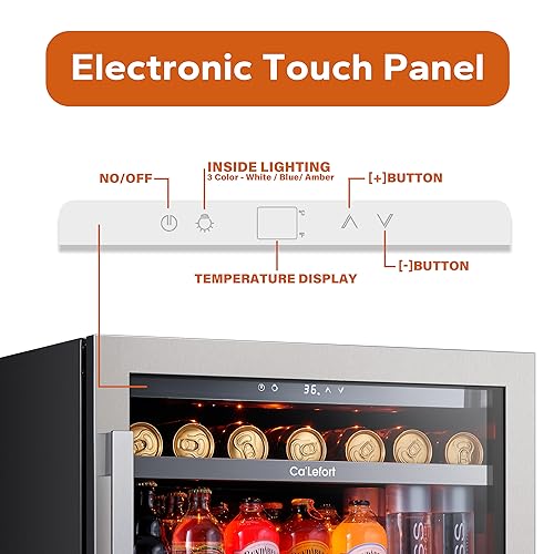 Ca'Lefort 24" Beverage Refrigerator for Home/Bar/Kitchen
