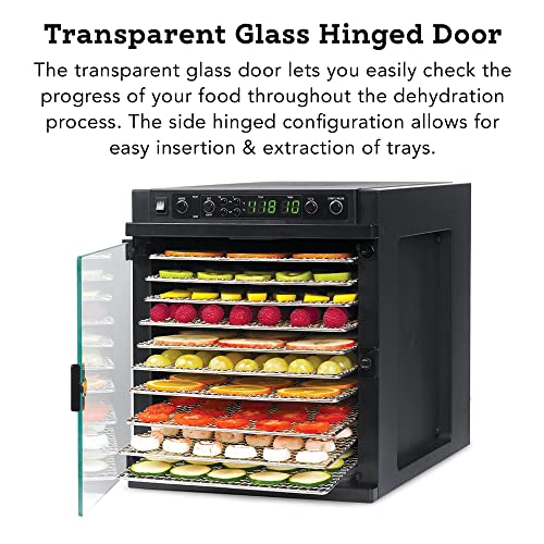 Tribest Sedona Express Digital Food Dehydrator, Black