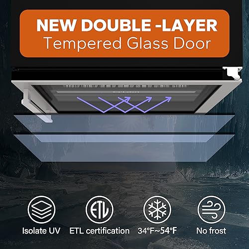 Ca'Lefort 24" Beverage Refrigerator for Home/Bar/Kitchen