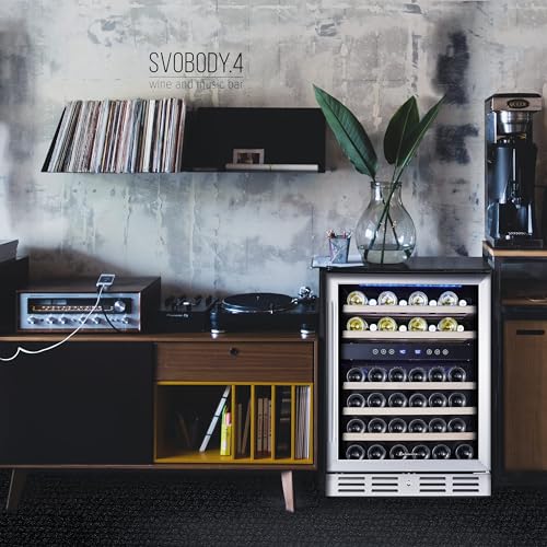 Kalamera 24" Wine Cooler, 46 Bottle - Dual Zone