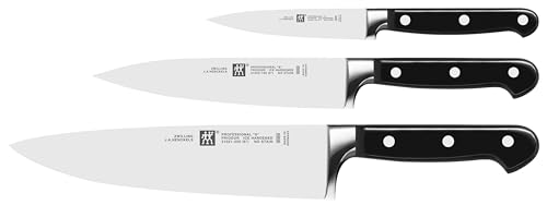 Zwilling J.A Henckels 3 Pc Knives Set, Black/Stainless
