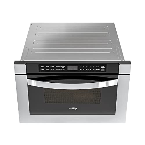 24" Stainless Steel Microwave Drawer with 1000W Power