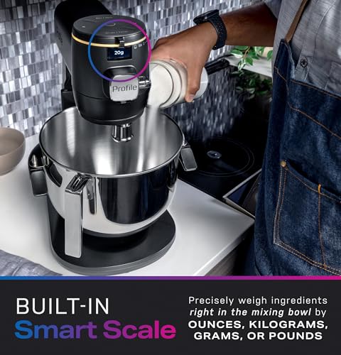 GE Profile Smart Stand Mixer with Built-In Scale