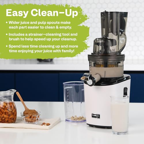 Kuvings REVO830W Cold Press Juicer with Wide Chutes
