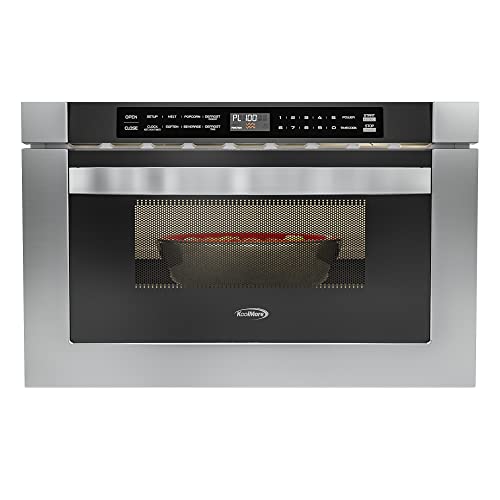 24" Stainless Steel Microwave Drawer with 1000W Power