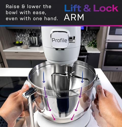 GE Profile Smart Stand Mixer with Built-In Scale