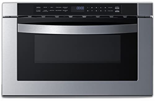 Summit MDR245SS 1.2 cu.ft. Built-In Drawer Microwave