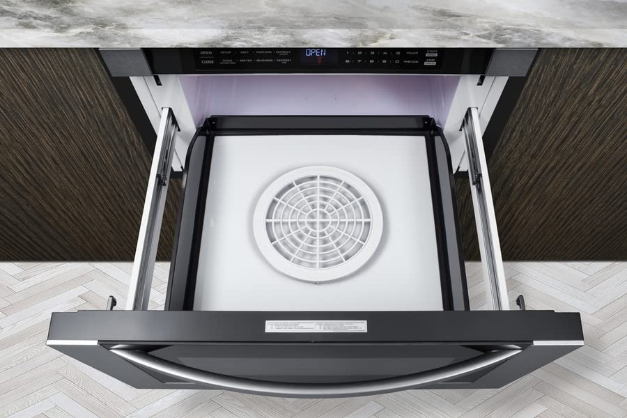 Summit MDR245SS 1.2 cu.ft. Built-In Drawer Microwave