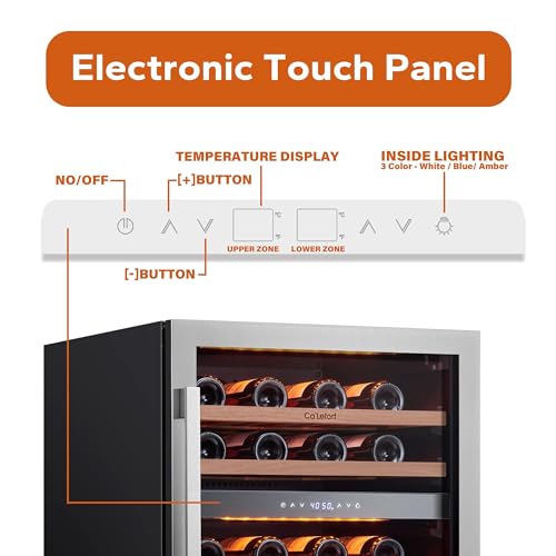 Ca'Lefort 46 Bottle Wine Fridge, Small Glass Door