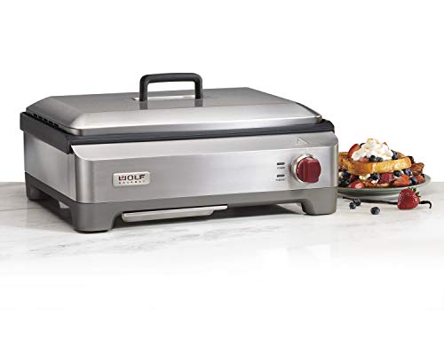Wolf Gourmet Electric Griddle Indoor Grill Stainless Steel