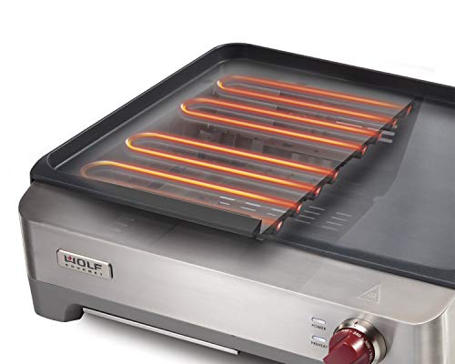Wolf Gourmet Electric Griddle Indoor Grill Stainless Steel