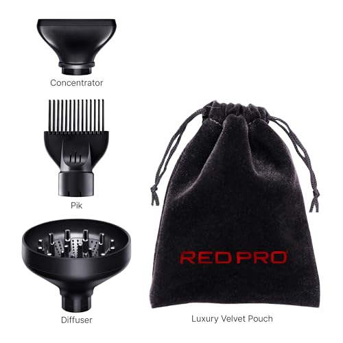 Luxurious RED Pro Hair Dryer with Fast Drying