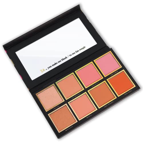 Secret Admirer 8 Color Blush Palette with Primer-infused Glam Makeup