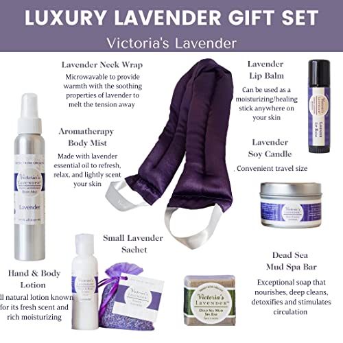 Luxury Lavender Gift Basket - Spa & Beauty Set