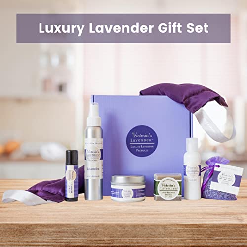 Luxury Lavender Gift Basket - Spa & Beauty Set